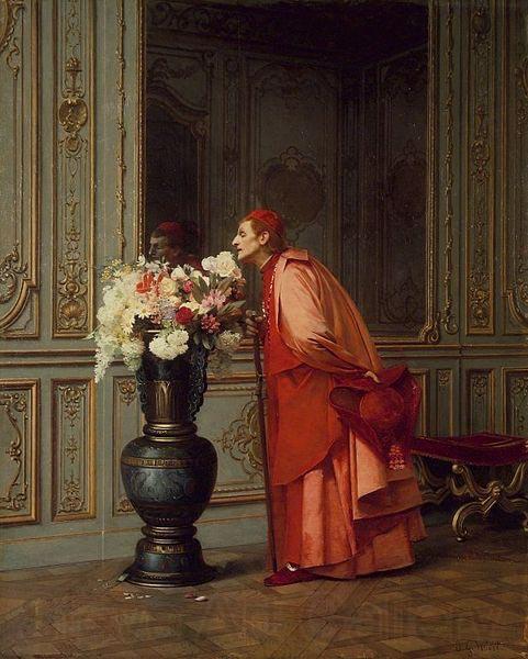 Jehan Georges Vibert An Embarrassment of Choices, or A Difficult Choice Norge oil painting art